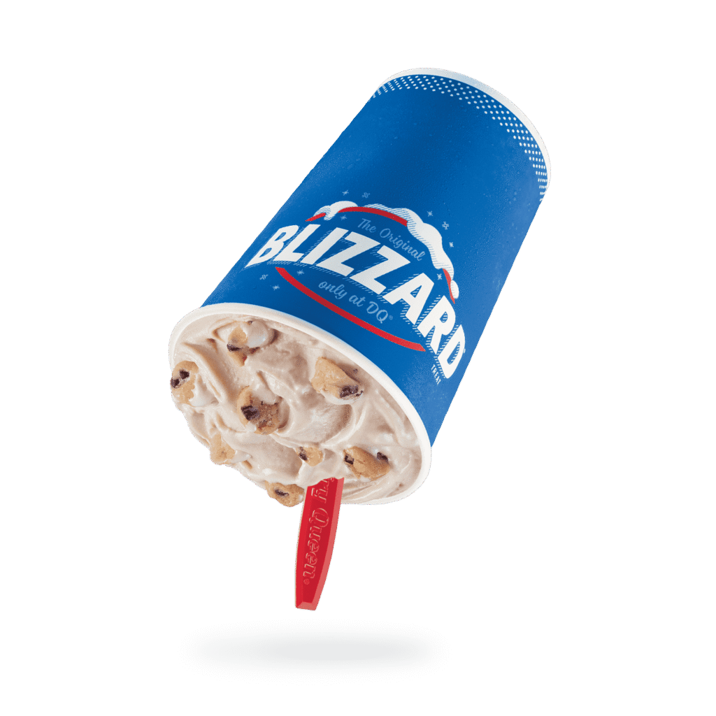 Chocolate Chip Cookie Dough Blizzard